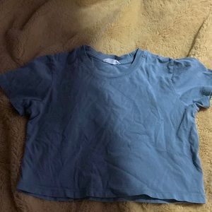 ✅dull blue cotton on baby tee